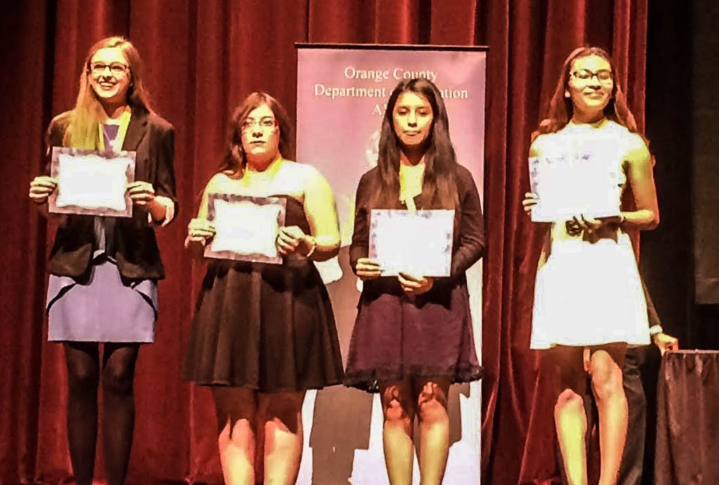Six AVID seniors awarded over $100K in scholarship money at OCDE Senior Standout night