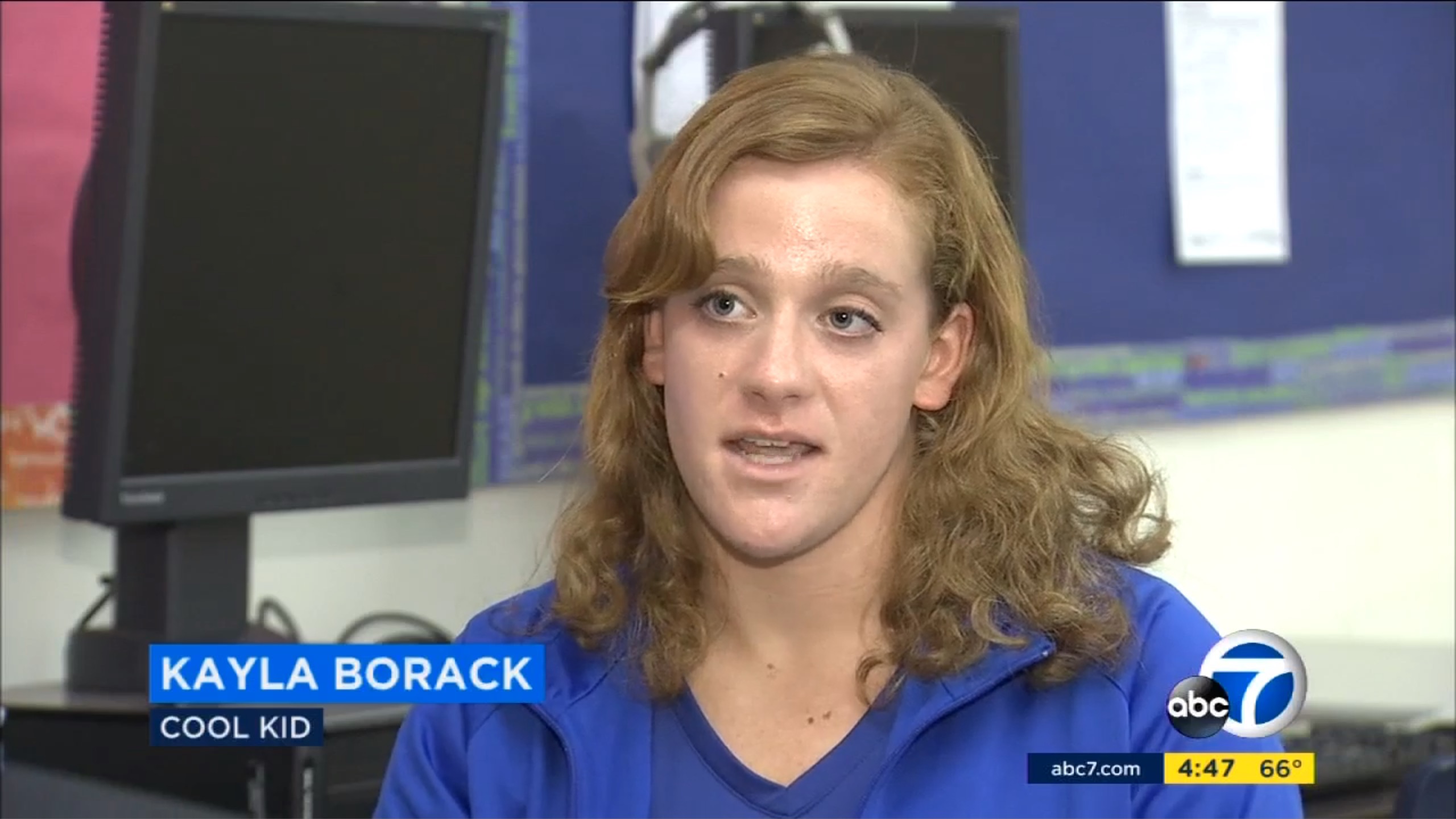 LINK: Fountain Valley student featured on ABC7 as “Cool Kid”