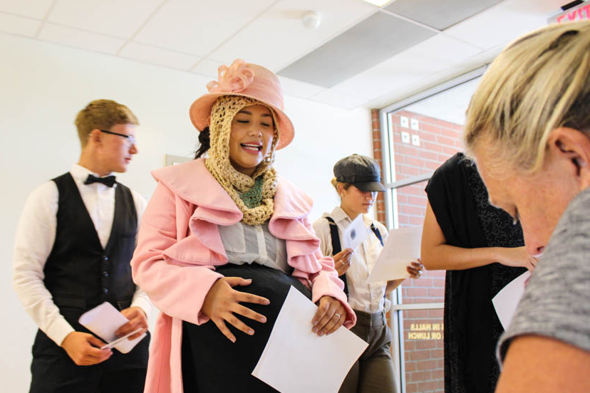 Edison High students experience immigration through Ellis Island simulation