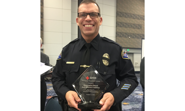 HBPD School Resource Officer awarded for excellence in disaster preparedness