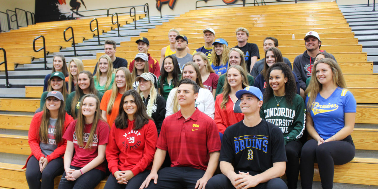 PICTURES: District student-athletes including 34 at Huntington Beach High participate in National Signing Day ceremony