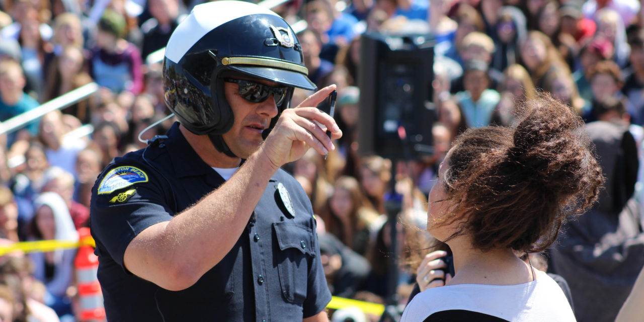 PICTURES: Huntington Beach High students witness realistic outcome of driving under the influence