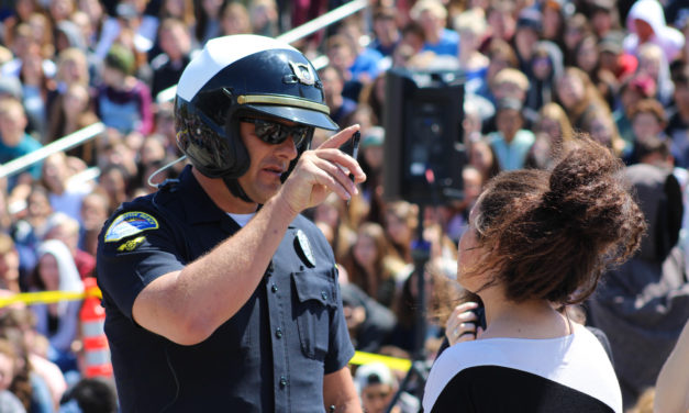 PICTURES: Huntington Beach High students witness realistic outcome of driving under the influence