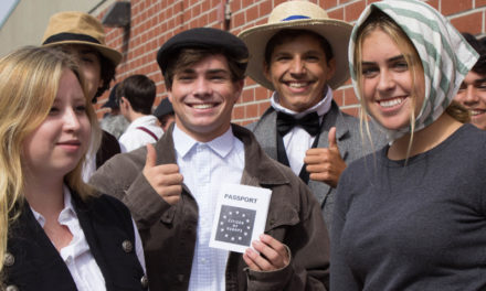 Edison High students recreate Ellis Island experience
