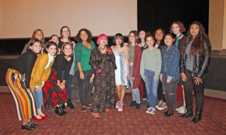 LINK (Daily Pilot): Fashion designer Zandra Rhodes tells Huntington Beach High students of her ‘lifelong love affair’ with textiles