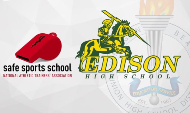 Edison High School Receives National Athletic Trainers’ Association Safe Sports School Award