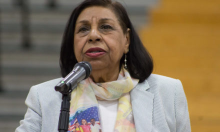 School desegregation icon visits Westminster High