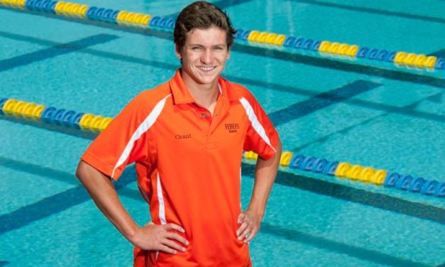 LINK: Huntington Beach’s Grant Brehm breaks Sunset League record in 50 free