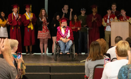 (Daily Pilot) Ocean View High holds special ceremony for student who missed graduation with injury