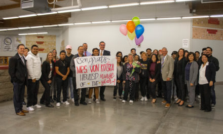 JoAnne von Kostka is named HBUHSD Nurse of the Year!