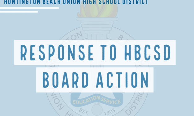 Response to HBCSD Board Action