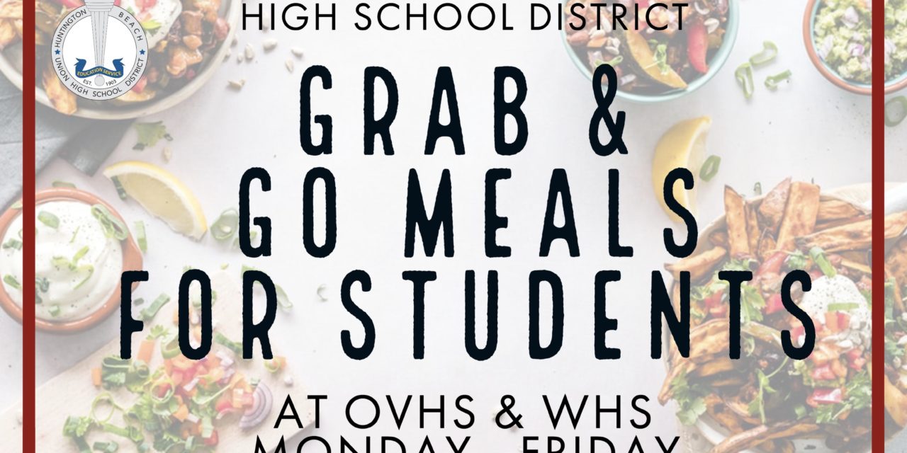 Grab & Go Meals Available For Students