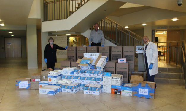 Huntington Beach Union High School District Donates Items to Local Hospitals