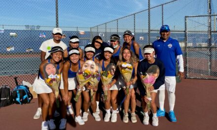 (Daily Pilot) Fountain Valley girls’ tennis wins first league title since 1991